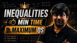 Thumbnail: INEQUALITIES  Class 11 & JEE 🔥 Backlog Killer Series | Complete Theory + Questions | GB Sir Maths