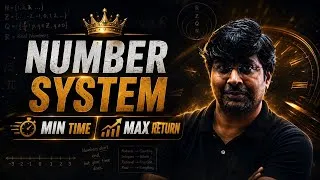 Thumbnail: Number System Class 11 & JEE 🔥 Backlog Killer Series | Complete Theory + Questions | GB Sir
