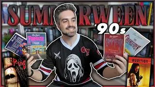 Thumbnail: Reading ‘90s Horror for Summerween 🔪 Days 6-7 Vlog