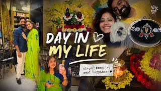Thumbnail: Come Spend a Festive Day With Me 💚✨| Ashadi Ekadashi 🕉️✨ | Family, Salon & Cozy Moments 🥰✨