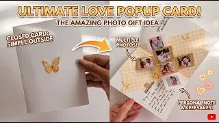 Thumbnail: How to Make a Love Popup Card With Photos | Would You Give Someone This Popup Card?