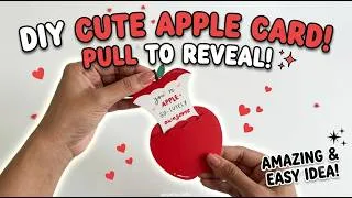 Thumbnail: DIY Apple Card That Pulls Out a Surprise! I Turned Paper Into a Surprise Apple Card!