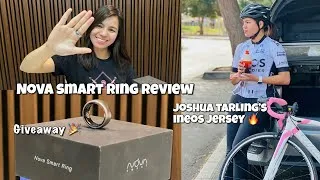 Thumbnail: TRACK YOUR HEALTH WITH NOVA SMART RING l WEARING JOSHUA TARLING'S INEOS JERSEY l GAYE PARIS