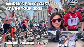 Thumbnail: FINALLY MET TADEJ POGACAR AND OTHER PRO CYCLIST at UAE TOUR 2025 STAGE 7 I GAYE PARIS
