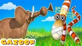 Thumbnail: Gazoon | Strange Things | Jungle Book Diaries | Funny Animals Cartoons For Kids