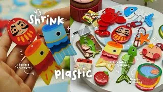 Thumbnail: how i make articulated and wiggly shrink plastic keychains🎏🦞🍋 using acrylic markers