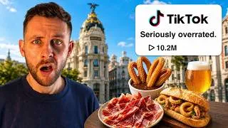 Thumbnail: I Tested Viral TikTok Food in Madrid
