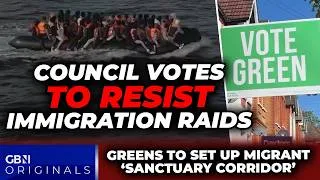 Thumbnail: FURY: Green council votes to RESIST immigration raids and set up 'SANCTUARY CORRIDOR' for migrants