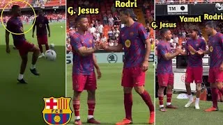 Thumbnail: Gabriel Jesus First Match For Barcelona - Gabriel Jesus Rodri Will Play For Barcelona Vs Valencia