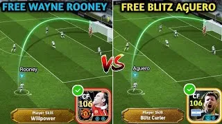 Thumbnail: FREE Blitz Curler AGUERO Vs FREE Rooney Legend Assemble🥶 Who should You Sign🤔Who's Better🤔 efootball