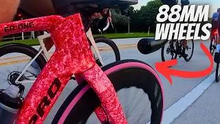 Thumbnail: What is it Like to RIDE 88m WHEELS With CrossWinds?? *TOO DEEP?*