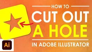 Thumbnail: How to Cut a Hole in the Middle of a Shape in Adobe Illustrator - Punch Out a Hole