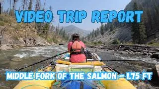 Thumbnail: VTR No. 37: Rowing the Middle Fork of the Salmon River from Boundary to Indian at 1.75 Feet