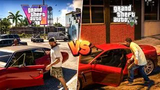 Thumbnail: GTA 6 vs GTA 5 | Side by Side Comparison ( Extended Look)