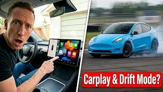 Thumbnail: Does This Really Unlock Tesla Drift Mode AND Carplay With Screenmate One?