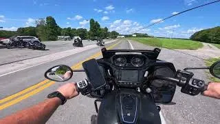 Thumbnail: Indian Challenger Aro Rinehart Exhaust Sound West Virginia Tractor Bar #motovlog #vlog #westvirginia