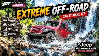 Thumbnail: Jeep Wrangler Rubicon vs EXTREME Off-Road! | Water, Rocks & Waterfall | Forza Horizon 5 #gameplay
