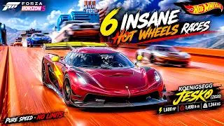 Thumbnail: Koenigsegg Jesko Into 6 INSANE Hot Wheels Races! 🔥| 1,600 HP | #gamer #hotwheels #trending