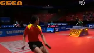 Thumbnail: Incredible Around Net rally by Xu Xin at WTTC 2018 - Table Tennis