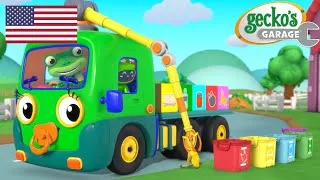 Thumbnail: Baby Truck Goes Green! | Gecko's Garage | Truck Cartoons for Kids