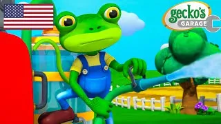 Thumbnail: Fight Fire With Water! 🔥🌊 | Gecko's Garage | Truck Cartoons for Kids
