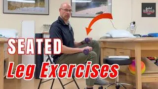 Thumbnail: You Need This!! Seated Lower Body Workout for Strength & Balance All Levels 🥵🔥#youtube #fitness #fyp