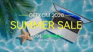 Thumbnail: GEEKOM Summer Sale: Up to 50% OFF + Extra Social Perks! 🔥