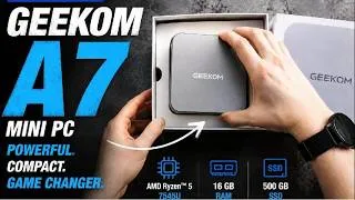 Thumbnail: Is a Mini PC All You Actually Need? GEEKOM A7 (Ryzen 5 7545U) Casual Review#geekom #review