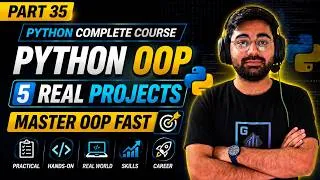 Thumbnail: Python OOP Projects: 5 Real-World Exercises | Encapsulation, Inheritance & Polymorphism