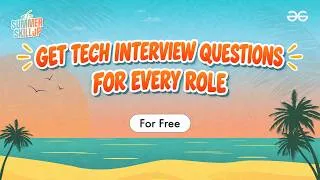Thumbnail: Free Interview Preparation Tracks + Company Wise Questions | Summer SkillUp
