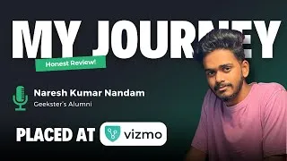 Thumbnail: This is How Naresh Changed his Life in 8 Months | Placement Journey | Geekster Honest Review
