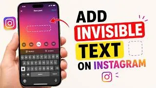 Thumbnail: How to Add Invisible Text on Instagram