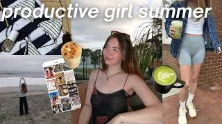 Thumbnail: PRODUCTIVE WEEK IN MY LIFE 🏄🏼‍♀️🫧🍵: pre trip glow up, wellness rituals & healthy habits
