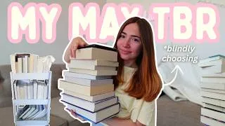 Thumbnail: Blindly choosing my may tbr | I'm so scared rn guys