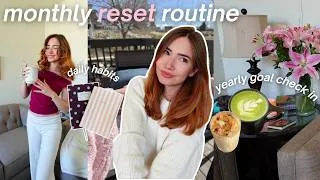 Thumbnail: how to reset to prepare for a busy month | may monthly reset