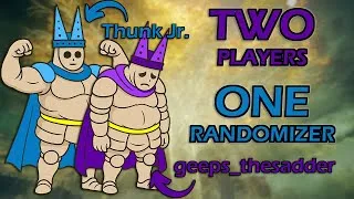 Thumbnail: Elden Ring, But There's Two Players and EVERYTHING is Randomized