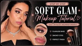 Thumbnail: Soft Glam Smokey Eye Makeup Tutorial | Step-by-Step Beginner Friendly Makeup Look