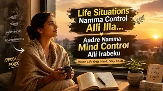 Thumbnail: 🧘 Life Situations Namma Control Alli Illa Aadre Namma Mind Control Alli Irabeku | Kannada Motivation
