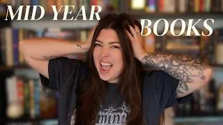 Thumbnail: all my favorite books have vampires, lady knights & pain  | mid year book freakout tag