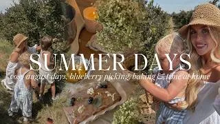Thumbnail: SUMMER DAYS | blueberry picking, baking, crafts & family time 🫐🧺