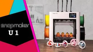 Thumbnail: Snapmaker U1🧵Szybka i bardzo dobra wielokolorowa drukarka 3D / Recenzja