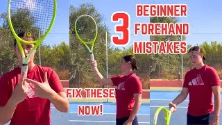 Thumbnail: Stop Making These Beginner Forehand Mistakes (Hit with More Control & Power)