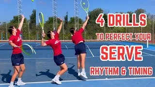 Thumbnail: Improve Your Tennis Serve With These 4 Rhythm Drills