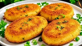 Thumbnail: Ein Kartoffelrezept, das ich jeden Tag zubereite! Kartoffeln und 3 Eier  besser als Fleisch!