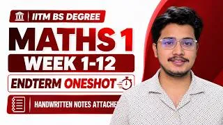 Thumbnail: Maths 1 Oneshot | Week 1-12 | Best Video On Youtube | All concepts Covered | GenZ IITian