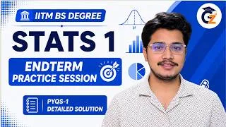 Thumbnail: Stats 1 Endterm Practice Session | IITM BS PYQ Detailed Explanation | Gen-Z IITian