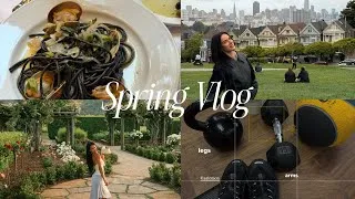 Thumbnail: Spring Vlog | Wellness Days, Sephora Shopping, Matcha Runs, San Francisco & My Birthday Week