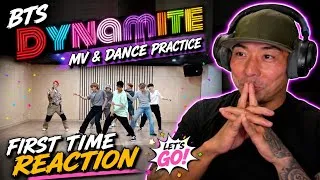 Thumbnail: BTS "DYNAMITE" MV & DANCE PRACTICE | FIRST TIME REACTION