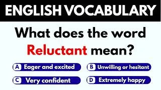 Thumbnail: Can You Score 25/25? 🔥 English Vocabulary Quiz | MCQ Test #1