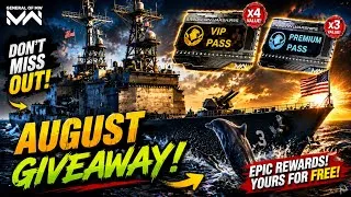 Thumbnail: Want a Free VIP Battle Pass? Enter This Giveaway Now! | Modern Warships